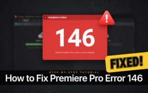 Premiere Pro Installation Error 146