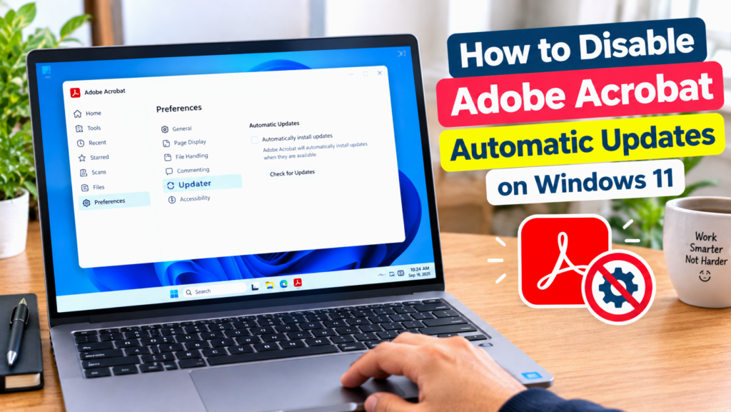 Disable Adobe Acrobat Automatic Updates